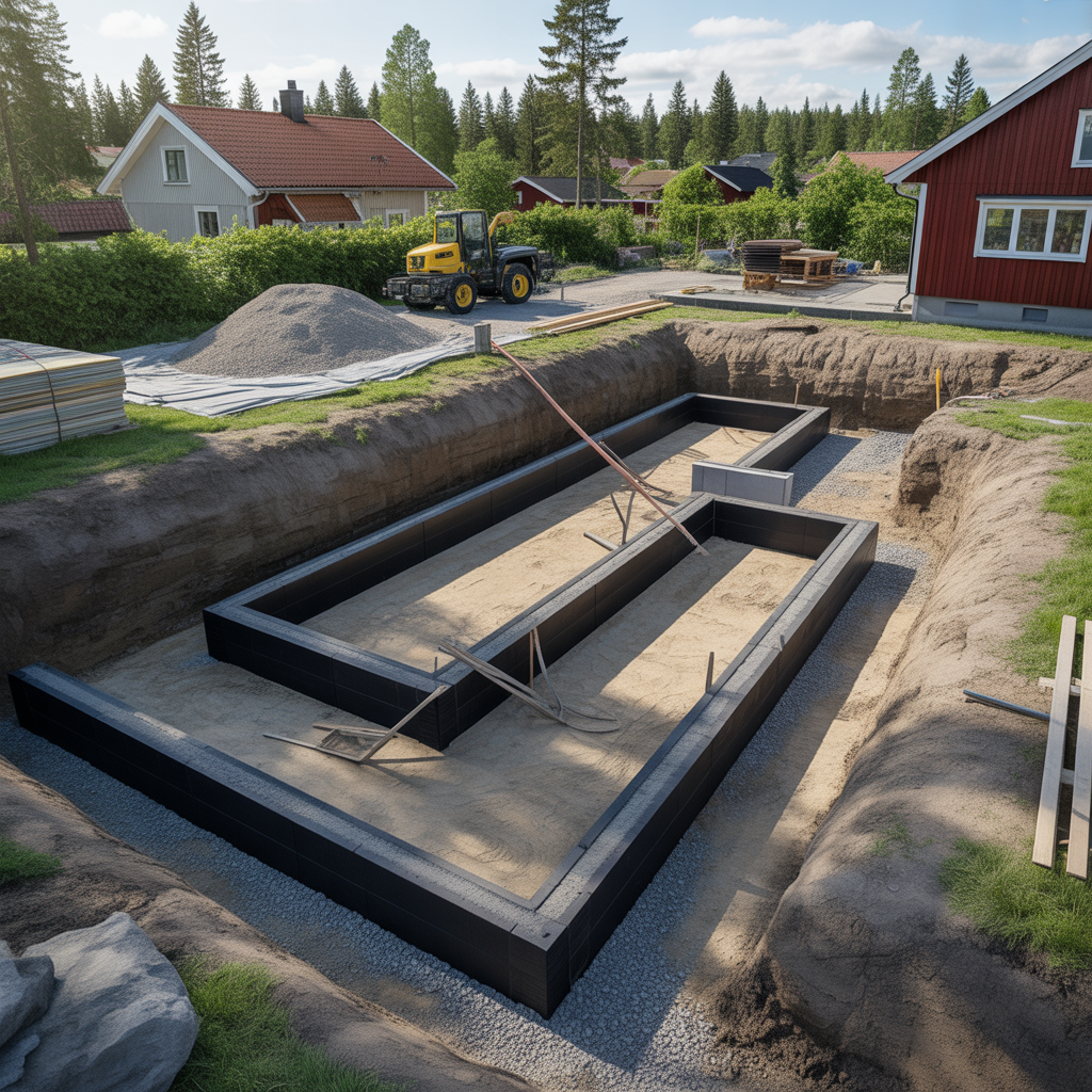 1.Sa undviker du vanliga misstag vid schaktning for husgrund