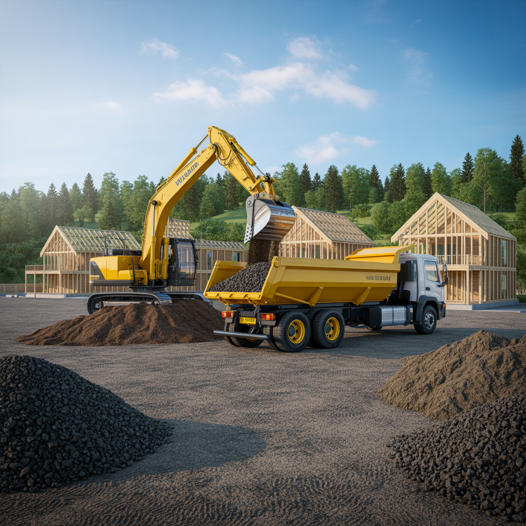 5.Sa planerar du transport av jord och grus for byggprojekt