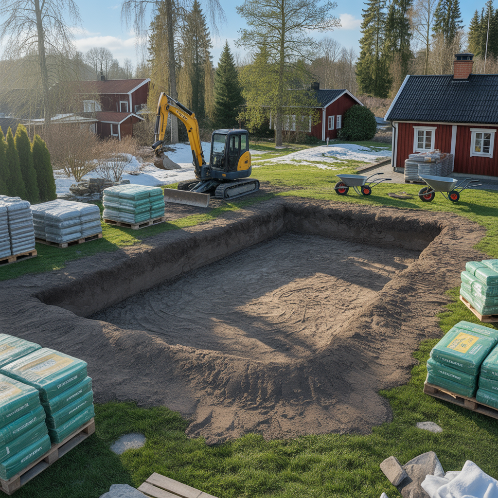 7.Vad kostar markforberedelser for en pool