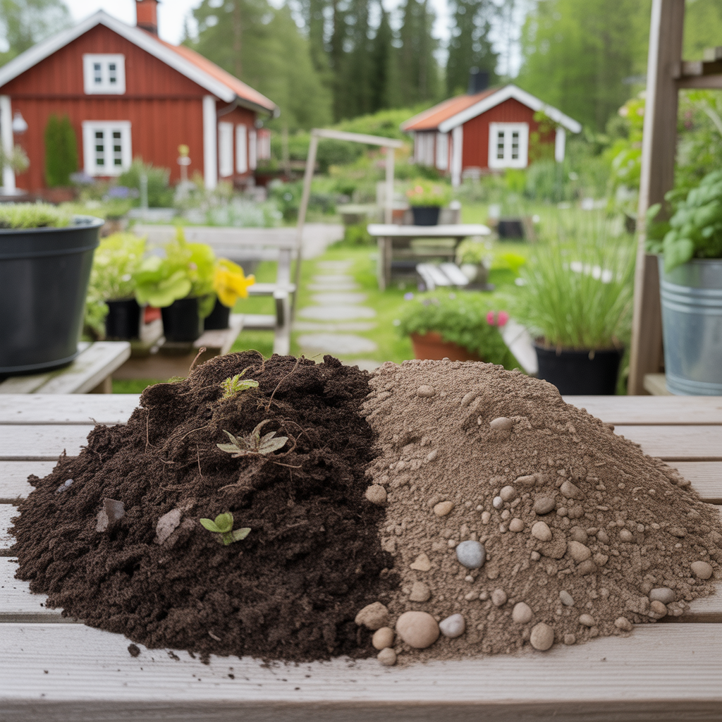 8.Vad ar skillnaden mellan torvjord och mineraljord