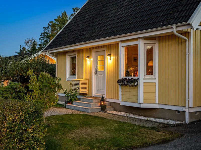 Dranering av hus Uttran Tumba