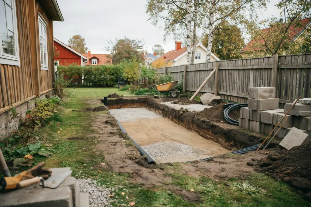 markf rberedelse f r attefallshus checklista f r schakt dr nering och stabil grund