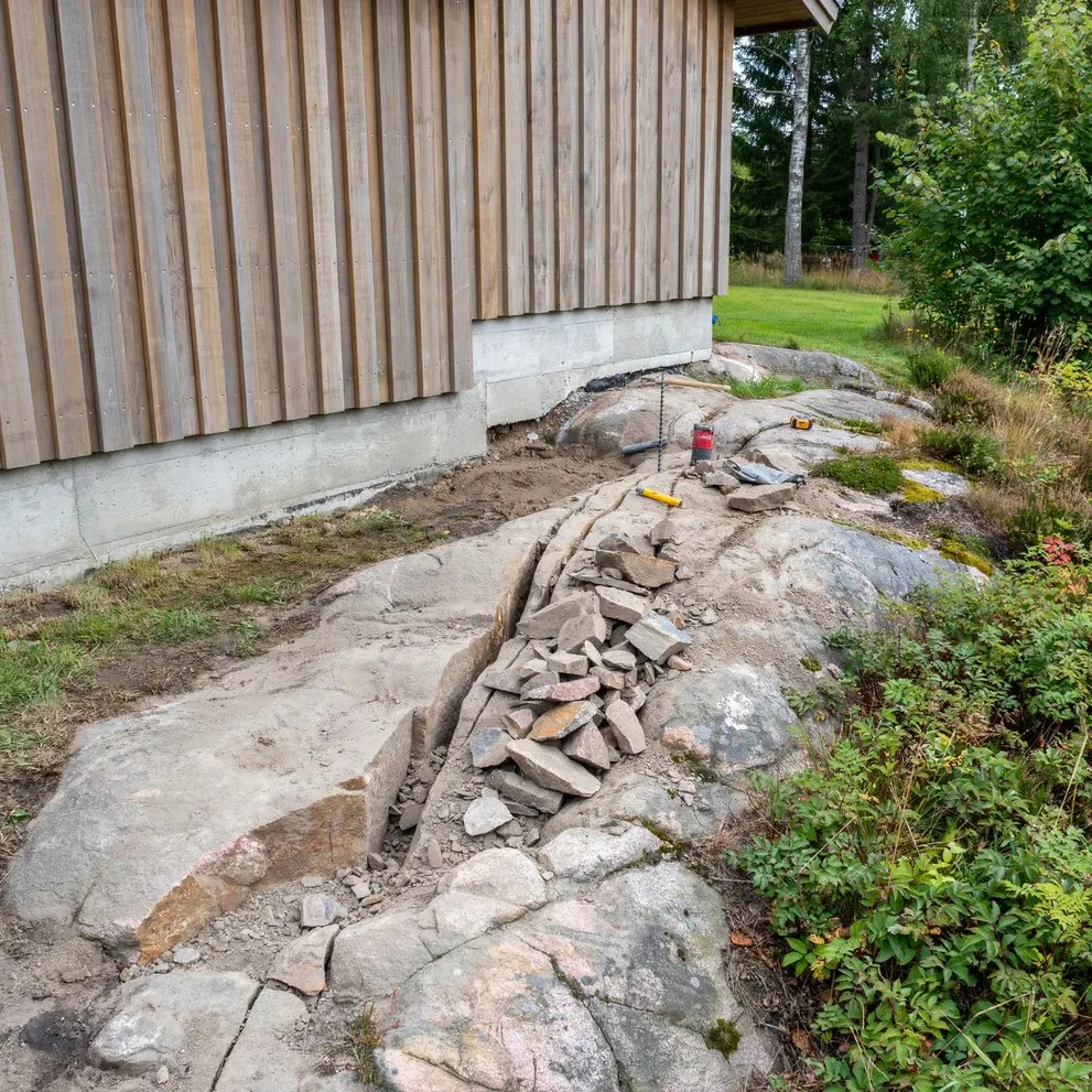 stensprackning bergsprangning salem ronninge stockholm